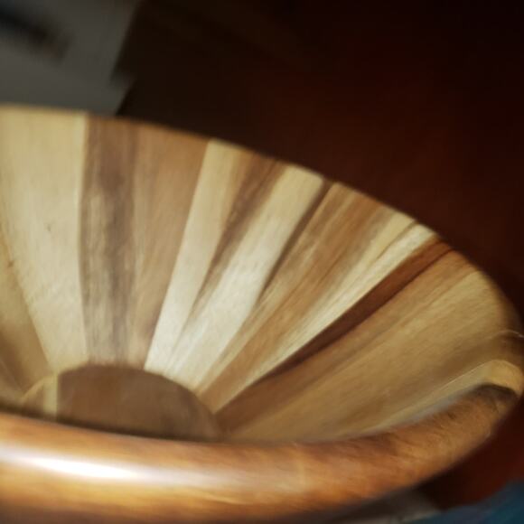 Threshold Acacia Wood 10" Salad Fruit Serving Bowl - Picture 3 of 4
